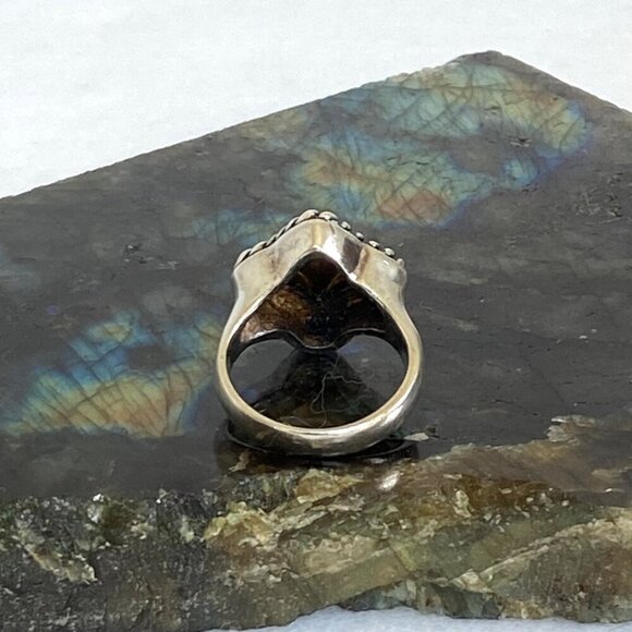 Joseph Esposito Sterling Silver 925 14K Yellow Gold Mixed Metal Ring Sz 6.75 - Picture 8 of 16